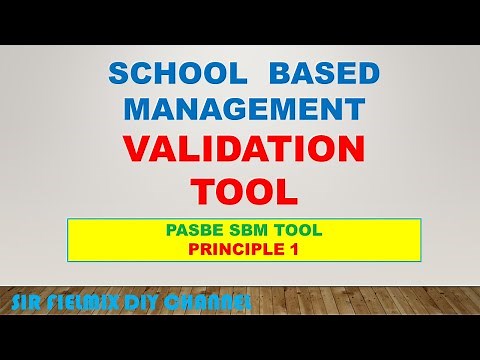 2022 SBM VALIDATION TOOL & EVIDENCES IN SBM PRINCIPLE 1