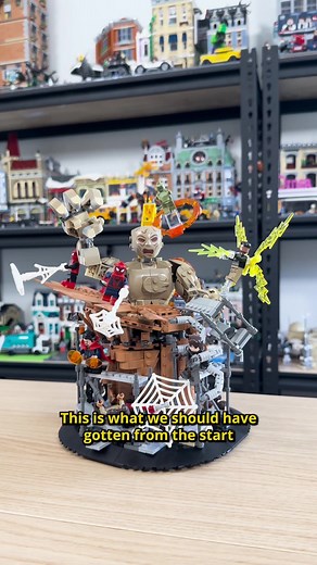 LEGO Spider-Man vs Sandman Final Battle Set - Complete the Ultimate Scene!