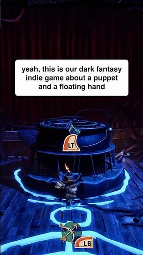 🎭 yeah, this is our dark fantasy indie game about a puppet and a floating hand 🫳 Once Upon a Puppet