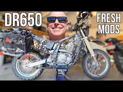 DR650 Fresh Mods - Antigravity Battery/ Charging Port Install