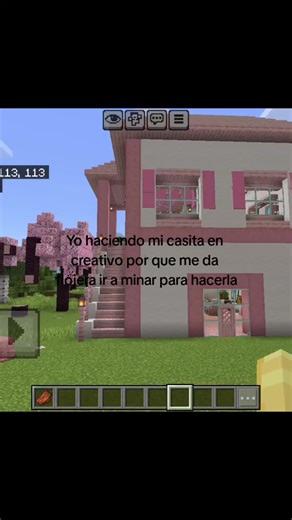 Construyendo una Casita en Minecraft Creativo
