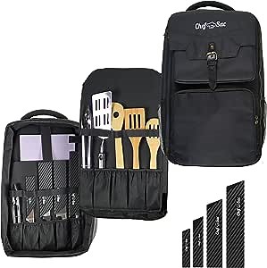 Chef Sac Traveller Backpack with 4-Pack Knife Guards Included