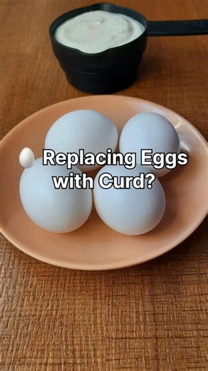 How Much Curd to Use Instead of Eggs? | Baking Tip #2 #shorts #bakingtips #eggsubstitute #caketips