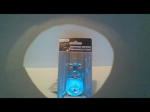 HOW TO USE DOLLAR TREE SAFETY SCRAPER BY TOOL BENCH