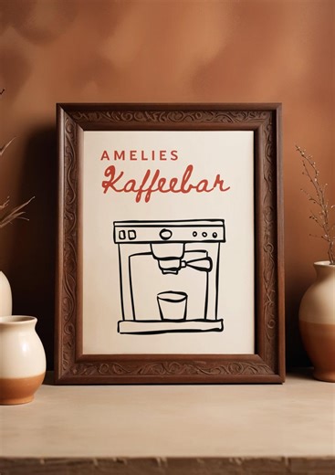 Coffee Poster Set PDF 5 Printable Coffee Prints - Customizable - DIN A4 & DIN A5 - Kitchen Decor - Barista Wall Art - Instant Download - Etsy