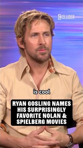 Ryan Gosling Names His Surprisingly Favorite Nolan & Spielberg Movies #projecthailmary #ryangosling