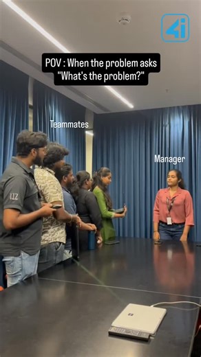 4i apps solutions on Instagram: "When the team finally agrees on who the real issue is 😏 👀 “It’s not us… it’s the manager!” 🤣💼 #WorkLife #OfficeHumor #RelatableReels #CorporateLife #ManagerProblems #TeamVibes #9to5Humor #WorkMemes #FunnyReel #WorkFromOffice #JustForLaughs #4iappssolutions"