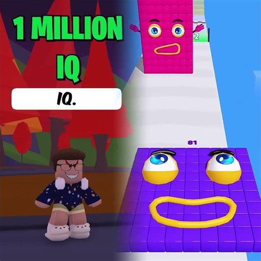 SON WITH 0 IQ VS SON WITH 1M IQ IN ROBLOX! #roblox #adoptme #shorts