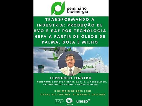 Transformando a indústria: Produção de HVO e SAF por tecnologia HEFA a partir de óleos vegetais