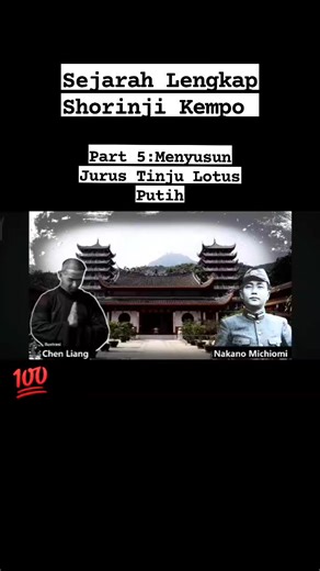 88 reactions · 24 shares | Sejarah Lengkap Shorinji Kempo.. Part 5 : Menyusun dan Mensistemisasi Jurus Tinju Lotus Putih.. #kempo #shorinjikempo #shorinjikempoindonesia #perkemi #perkemiindonesia #kenshi #atlitkempo #embu #fyp #viral #beladiri #martialart #shorinjikempomoscowbranch #kempojapan #trendingreels #fbpro #reelsfb #waza #randori #juho #japanmusic #soundviral #selfdefense #menyala #semuaorang #jangkauanluas #sport #cinematicmusic #vod #history | Enji Enji | Facebook
