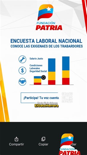 Encuesta a trabajadores del sistema patria en Venezuela