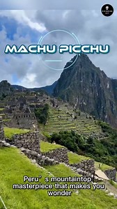 Machu Picchu, perched high in the Andes of Peru, is an iconic Inca citadel featuring terraced fields, finely crafted stone structures, and a sophisticated urban layout that reflects advanced engineering and religious significance... #theancientplacetobe #fblifestyle | We Love Ancient Aliens