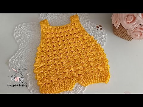 ¡NUEVO! ROPA DE BEBÉ A CROCHET CON DETALLES UNICOS AMARAS TEJER ESTA BELLEZA FÁCIL DE TEJER