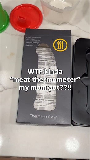 Thermapen or Thermapeen? Um, mom—You’re cooking w this thing??? Our meat was served rawwww rawrrrr 😂☠️🙀 #relatable #funny #cooking #parenting #momsofinstagram | Chris Mann