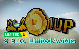 Roblox - 5个 8-Bits风格 预订limited(收藏品)装扮 [带特效]