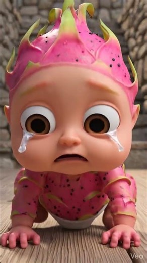 Dragon Fruit Baby's First Steps! 🐉🍓 | Full AI Animated Short Film