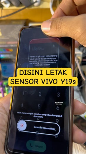 Dimanakah Letak Sensor Proximity Pada Hp Vivo Y19s
