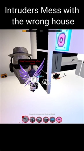 Home Intruder mess with the wrong house #roblox #jailbreak #traps #police #dota #basshunter