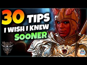 Top 30 Baldur's Gate 3 Tips For Beginners