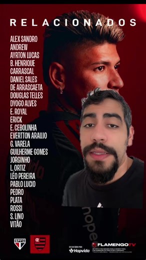 Jogo Perfeito contra o Flamengo Amanhã