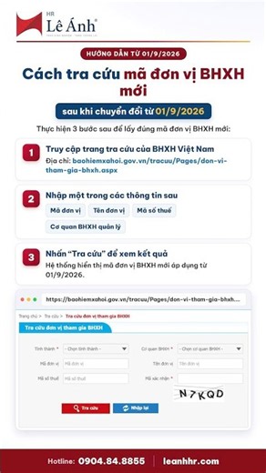 Doanh nghiệp đã biết cách tra cứu mã đơn vị BHXH mới sau chuyển đổi từ 01/9/2026 chưa?