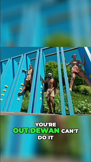 Survivor Challenge: Who Will Conquer the Narrow Foothold? #shorts