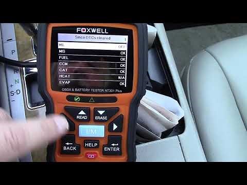FOXWELL NT301 Plus Car OBDII Scanner & 12V Battery Tester Review