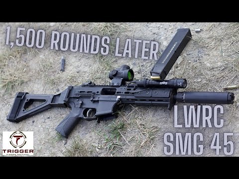 1500 ROUNDS LATER!!(LWRC SMG 45) STRIKER 45 REVIEW