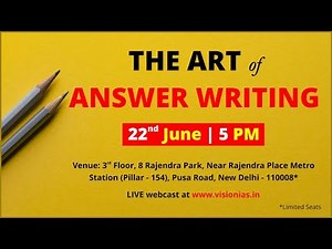 The Art of Answer Writing Session