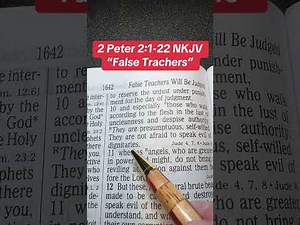 “False Teachers” 2 Peter 2:1-22 NKJV
