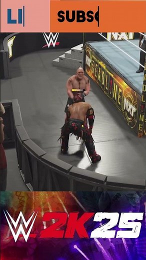 WWE Wrestling Brock Lesnar Vs Boogeyman Deadline In NXT #wwe #wwe2k25 #gaming #shorts #games #game