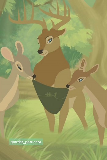 Send this to your hunting dad 🦌 #deer#deerhunter#fathersday#funny#lol#bambi#disney#father#fatherdaughter#fatherson#siblings#forest#hunting#huntingseason#muzzeloader#buck#whitetail#whitetaildeer#shock#surprise#morningmood#morning#mood#edvardgrieg#animation#art#animationmeme#meme#2danimation#amateuranimation#cartoon#animals#woods#woodland#sweet#children#artist#artistsoftiktok#digitalart#fanart#deerart