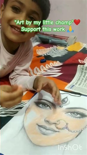 "Beautiful coloring art | proud mom moment 😍" #art #kidsart #littleartists #viral