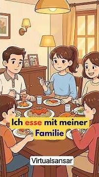 Deutsch A1 🇩🇪 Mein Alltag | Simple Sentences for Daily Speaking Practice #virtualsansar