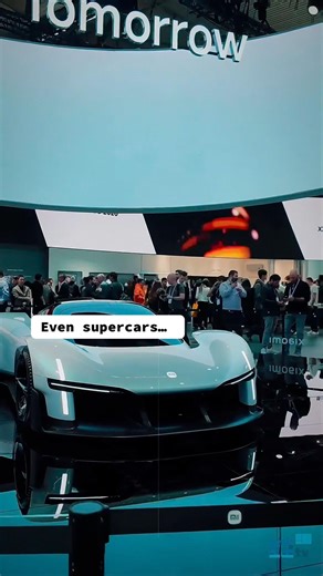 Even super cars are powered by AI and software #automobile #mwc #connectedcar #autonomousdriving