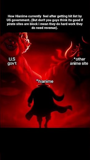 HOW HIANIME CURRENTLY FEELS NOW .FIRST IT WAS ZORO TV NOW ITS HI ANIME