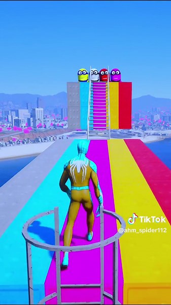 Ultimate Spider-Man Epic Ragdolls Funny Fails #4k #spiderman #euphoria #minions #hulk