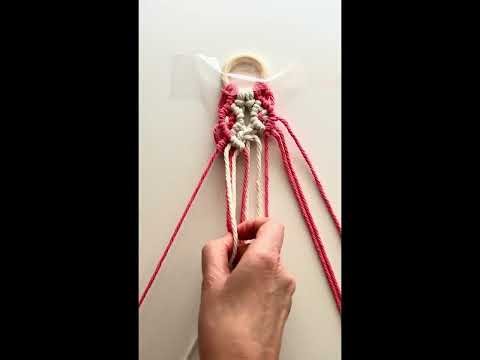 Easy Macrame Plant Hanger 🌿 | Beautiful DIY Boho Home Decor Tutorial 🧶