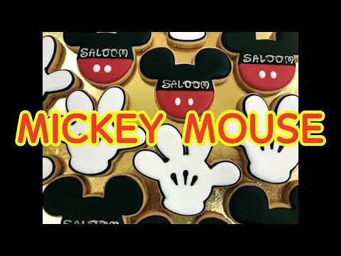 Easy mickey mouse cookies | cookie decorating ideas
