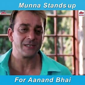 14M views · 217K reactions | When morality calls, Munna never backs down. Watch this funny scene in which Munna stands up for Aanand Bhai. #MUNNABHAIMBBS | Ultra Bollywood | Facebook