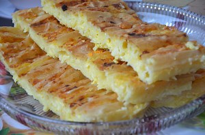 Brza pita lepeza harmonika sa sirom recept | Sašina kuhinja