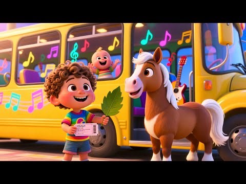 Learn Beep Beep Bus Song 🚌🔔✨ | Fantasy Song for Kids | Learn Colors and Fun Bus Counting