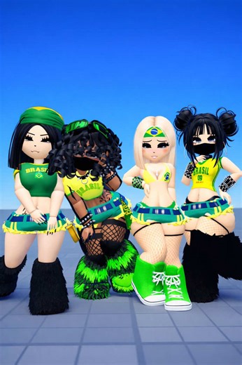 O puro suco BR 💚💚💚💚 @ZYD_Quelzinha🧡 @Alice IB: @yTaty Edit: @Alexa Mapa: Catalog Avatar Creator Emotes: Brazilian funk footwork / Michael Myers Goofy shake dance / Katseye - gnarly #robloxbrasil #robloxfyp #roblox #chibi #brasil🇧🇷