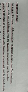 Important points:The sum of the square of the deviations of i... | Filo