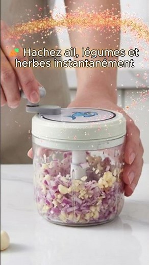 👉 Mini hachoir : recette rapide en 10 secondes 🥕🔥