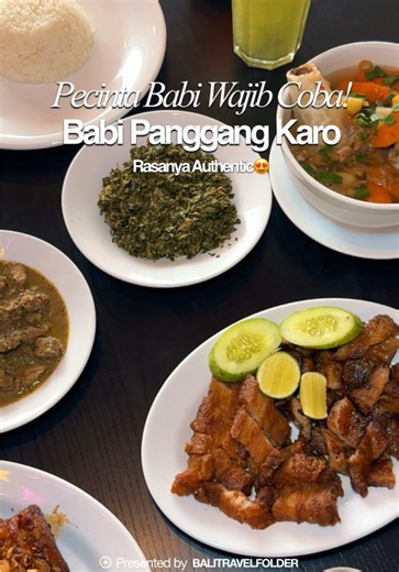 AUTENTIK DAN NAGIH 🐷 ⁣ ⁣Penasaran sama Babi Panggang Karo khas Sumatra? Rasanya authentic, smokey, juicy, dan bikin nagih 😋⁣ Cobain menu lengkapnya: Babi Panggang, Saksang, Iga Bakar, Sop Tulang, plus daun ubi & sambal andaliman. Tempat nyaman, full AC, vibes cozy. ⁣ ⁣Yuk cobain!⁣ ⁣BPK SAKSANG GOYANG LIDAH⁣ 📍 Jalan Sunset Road, Kuta, Bali⁣ _ ⁣#BabiPanggangKaro #KulinerBali #SaksangGoyangLidah #BaliFoodies #BaliTravelFolder⁣