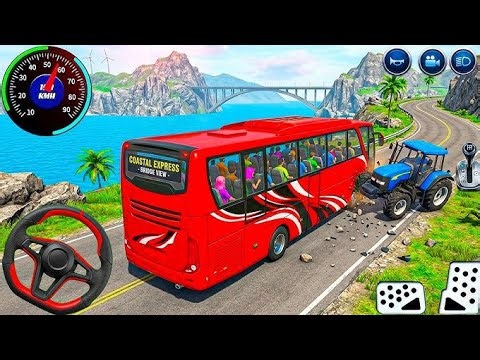 😱 Real Bus Simulator Bus Driving 😱 | Extreme Road Challenge Gameplay 🔥