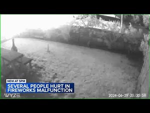 Apparent fireworks malfunction leaves 7 injured, homes damaged in Griffith, Indiana