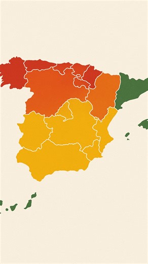 world maps on Instagram: "Spain’s language journey 🇪🇸✨ began with Latin 🏛️, which evolved into the Romance languages. Over time, Castilian Spanish 🗣️ became dominant, but Catalan, Galician, and Basque (Euskera) 🌍 kept their strength. Smaller tongues like Aranese (Occitan) 🎻 and Fala 🌿 survive in specific valleys. Today, Spain is proudly multilingual 🎶, and new immigrant languages like Arabic, Romanian, and Chinese 🌎 add even more diversity. #Spain #Languages #History #Multilingual #Cult