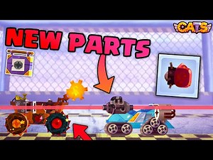 C.A.T.S NEW SCRAP PARTS - DOUBLE LASER & CLIMBING WHEEL & BOXING GLOVE - Crash Arena Turbo Stars